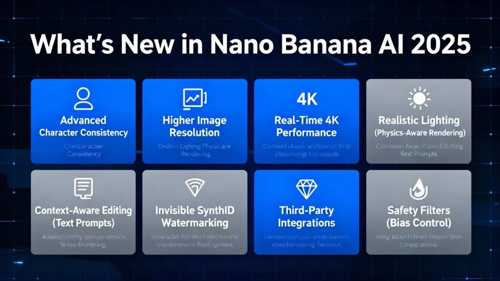 Gemini 2.5 Flash Image engine showing AI-powered editing panels and watermark technology.