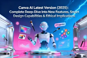 Canva AI 2025 new features interface with Magic Studio 2.0 and next-gen design tools.